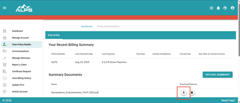 Account Center View Dec Page Download
