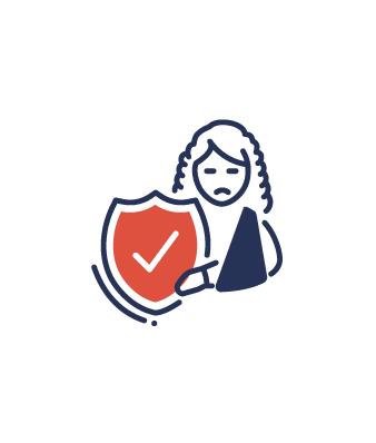Line icon representing workers compensation insurance