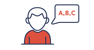 Icon of Person with Speech Bubble