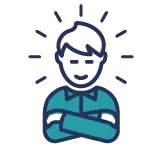 Icon of successful attorney